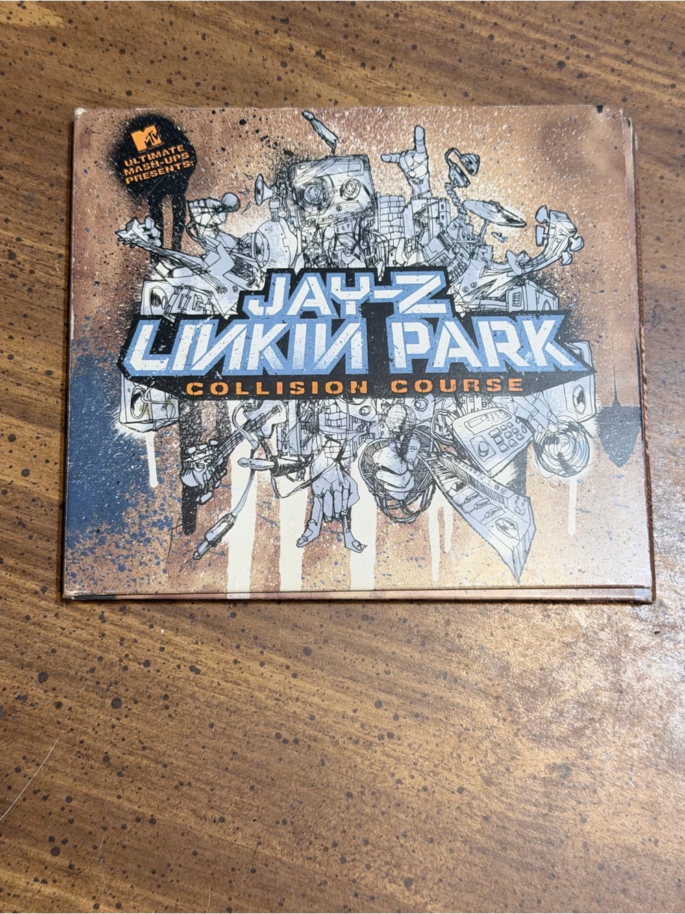Jay-Z Linkin Park "Collision Course" CD - Orange & Blue Artwork